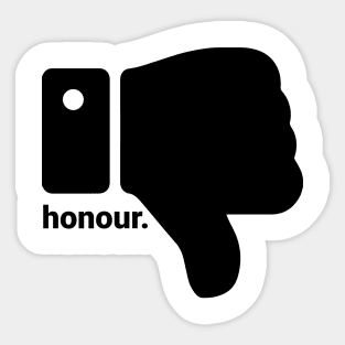 honour Sticker